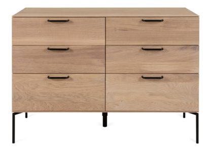 An Image of Heal's Marano 6 Drawer Chest Oak