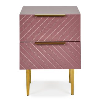 An Image of Maurice Blush Bedside Table Blush