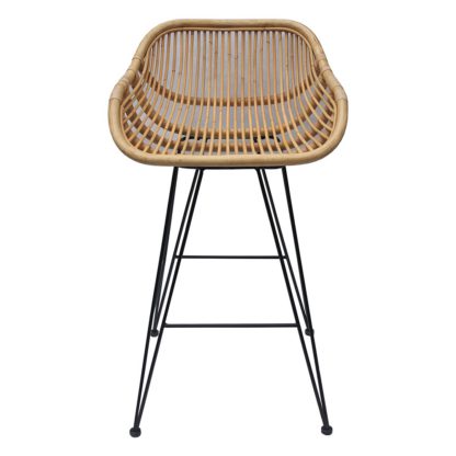 An Image of Bodan Pair of Bamboo Bar Stool