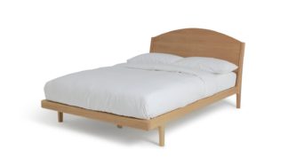 An Image of Habitat Etta Double Bed Frame - Oak