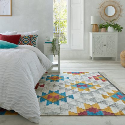 An Image of Anaheim Wool Rug MultiColoured