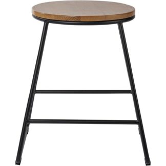 An Image of Small Bar Stool - Black