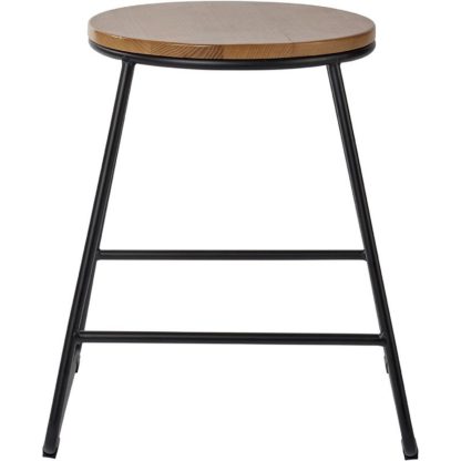 An Image of Small Bar Stool - Black