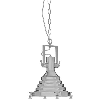 An Image of Lexington Small Chrome Pendant Light