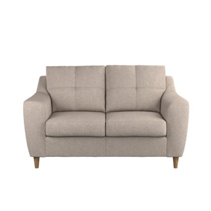 An Image of Baxter Fabric 2 Seater Sofa Oatmeal