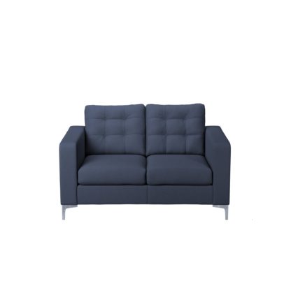 An Image of Hackney Fabric 2 Seater Sofa Pewter