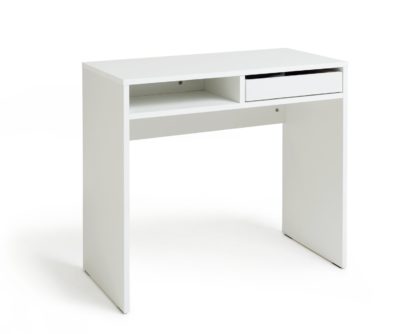 An Image of Habitat Pepper 1 Drawer Desk - Oak Effect