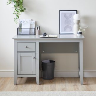 An Image of Lynton Grey Desk Grey