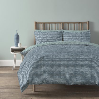 An Image of Copenhagen Home Arri Reversible Bedset - Single - Ocean