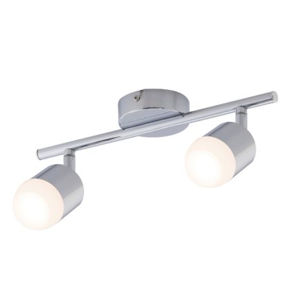 An Image of Pallas 2 Bar 4W LED Chrome Spotlight