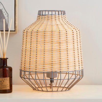 An Image of Ohio Table Lamp Light Grey