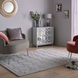 An Image of Delphi Wool Rug Silver