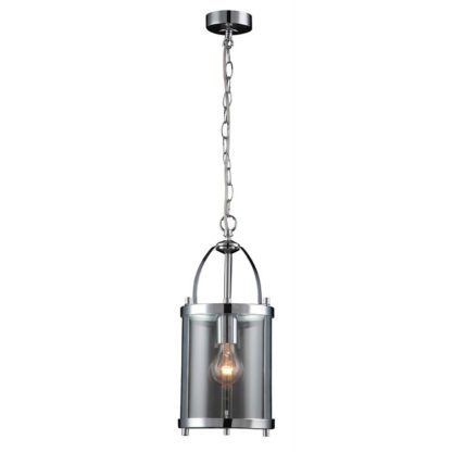 An Image of Lara, Lantern Pendant Light, Chrome