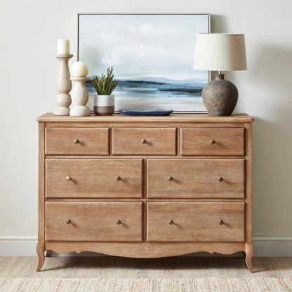 An Image of Giselle 7 Drawer Chest Wood (Brown)