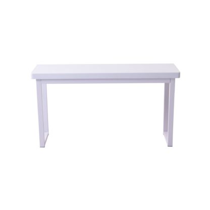 An Image of Vixen Dining Bench Black and white