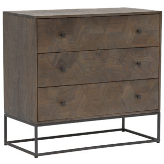 An Image of Mojave 3 Drawer Chest, Mango Wood