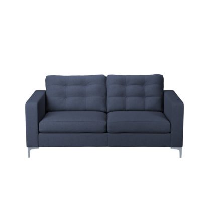 An Image of Hackney Fabric 3 Seater Sofa Pewter