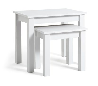 An Image of Habitat Nest of 2 Tables - White