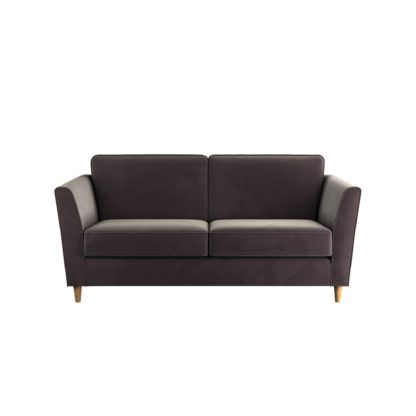 An Image of Greenwich Velvet 2 Seater Sofa Emerald