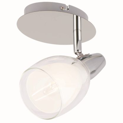 An Image of Eliza, Single Lamp Spotlight, Chrome