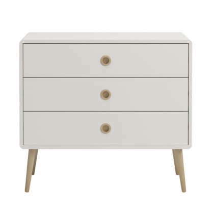 An Image of Softline 3 Drawer Chest Black