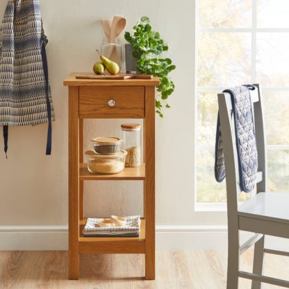 An Image of Bromley Kitchen Trolley Grey