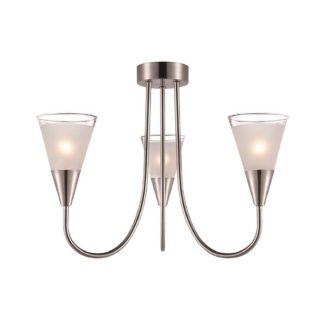 An Image of Regan 3 Light Glass Pendant