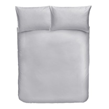 An Image of Cotton Duvet Cover Set - King - Oyster