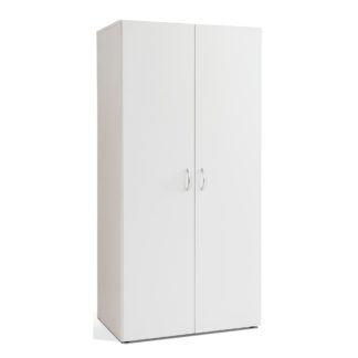 An Image of Fusion 2 Door Wardrobe White White