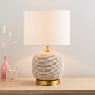 An Image of Clementine Table Lamp Ivory