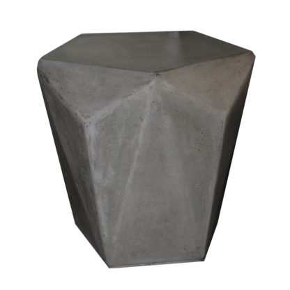 An Image of Geradis Lyle Stool, Concrete