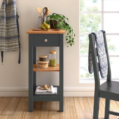 An Image of Bromley Kitchen Trolley Grey