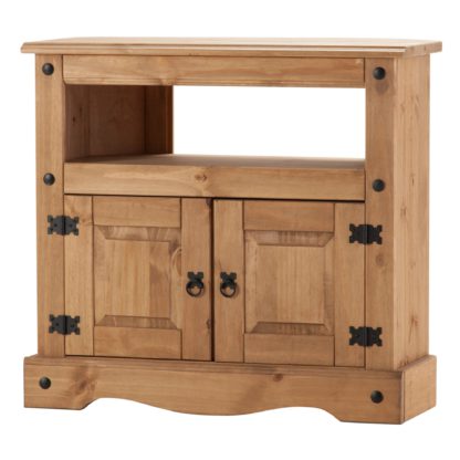 An Image of Corona Corner TV Stand Natural