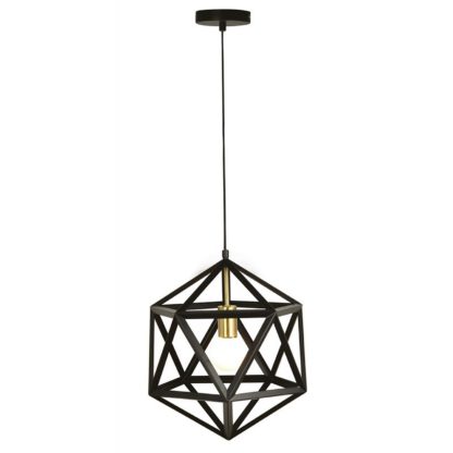 An Image of Darwin Pendant Light - Black