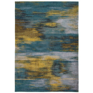 An Image of Atlantic Monetti Nymphea Blue Rug