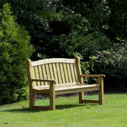 An Image of Anchor Fast Milldale Wooden 3 Seater Bench