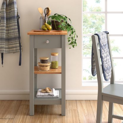 An Image of Bromley Kitchen Trolley Grey