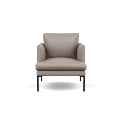 An Image of Heal's Matera Armchair Leather Stonewash Light Brown 274