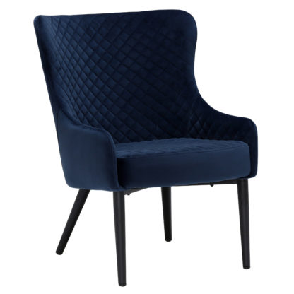 An Image of Rivington Velvet Lounge Chair