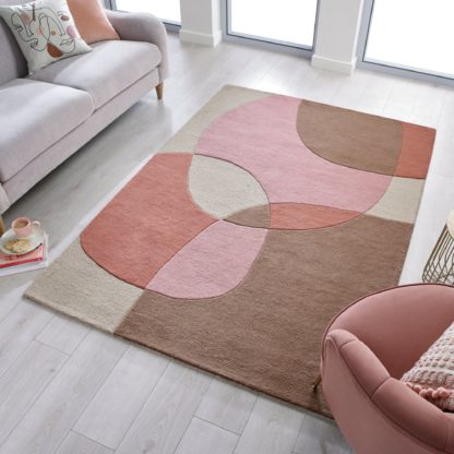 An Image of Glow Rug Yellow and Grey