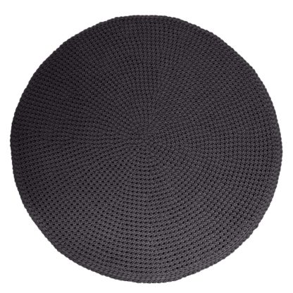 An Image of Cane-Line Discover Indoor Outdoor Rug, Dark Grey