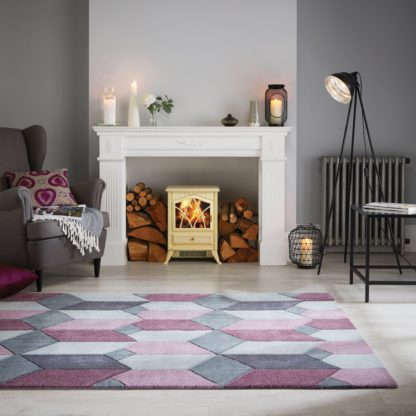 An Image of Infinite Scope Rug Purple