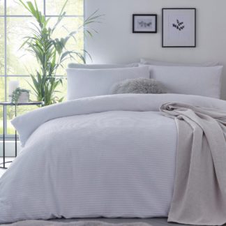 An Image of Faro Waffle King Duvet Set