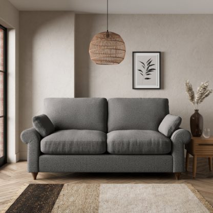 An Image of Salisbury Cosy Marl 2 Seater Sofa Cosy Marl Granite