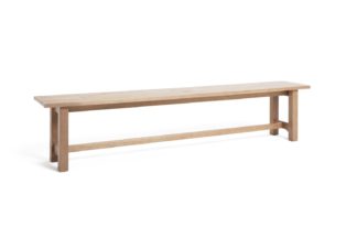 An Image of Habitat Denver Solid Wood Dining Bench - Pine