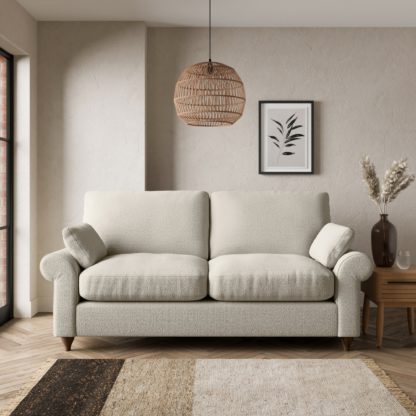 An Image of Salisbury Cosy Marl 2 Seater Sofa Bed Cosy Marl Granite