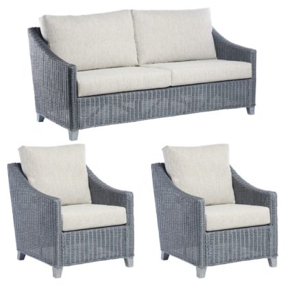 An Image of Dijon Grey 3 Seater Suite