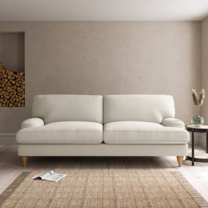 An Image of Darwin Cosy Marl 4 Seater Sofa Cosy Marl Granite