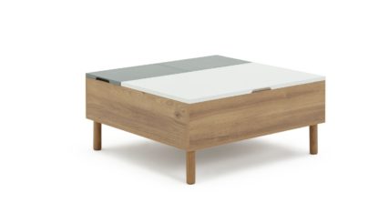 An Image of Habitat Ander Lift Top Coffee Table - Two Tone