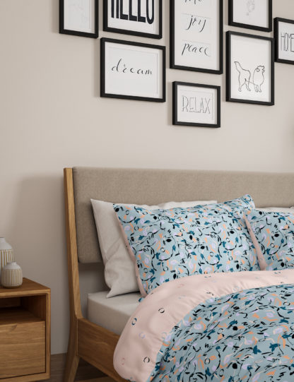 An Image of M&S Cotton Rich Floral Bedding Set